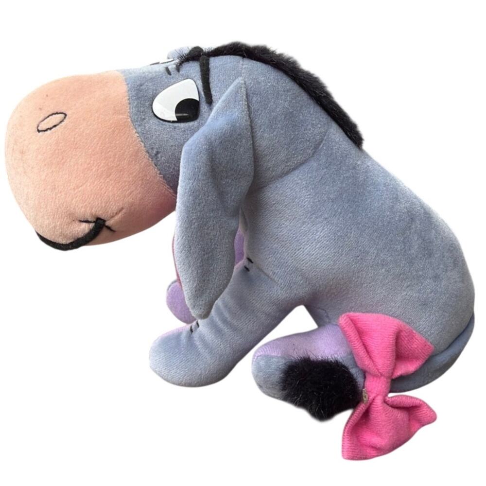 Vtg Eeyore Side-eye Plush Fisher Price Winnie the Pooh stuffed animal 10" tall